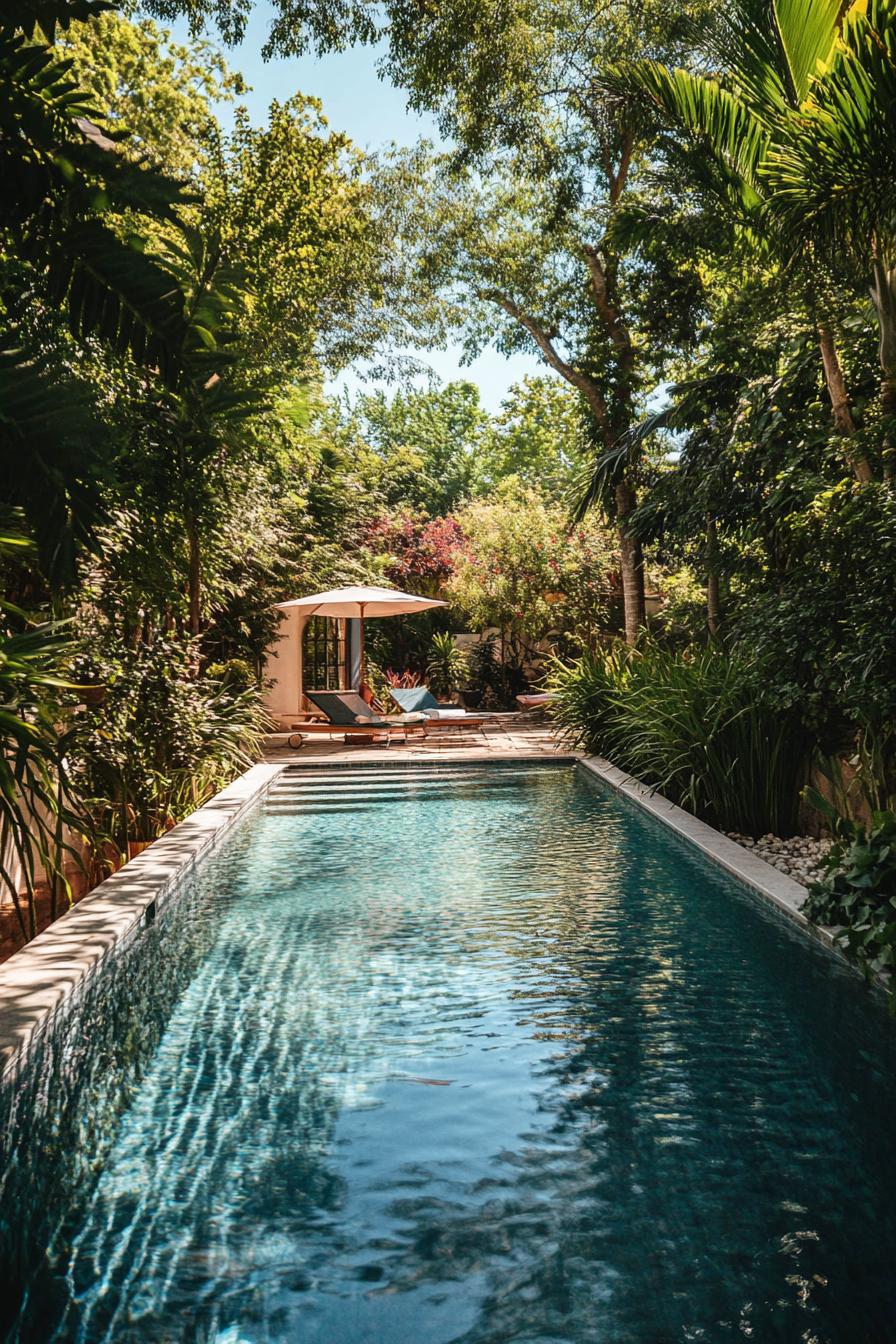 70 Modern House Pool Ideas Worth Jumping Right Into 29 Pool Built on Biophilic Design - photo 2