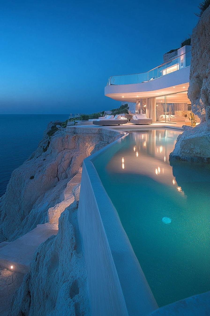 Cliffside Mansion Overlooking the Ocean - photo 2