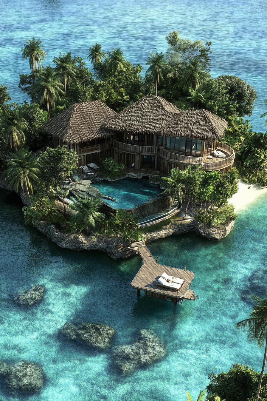 Private Island Estate With Overwater Bungalows - photo 3